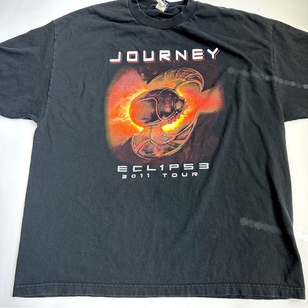 Journey 2011 Eclipse Tour Concert Band Tee 2XL
